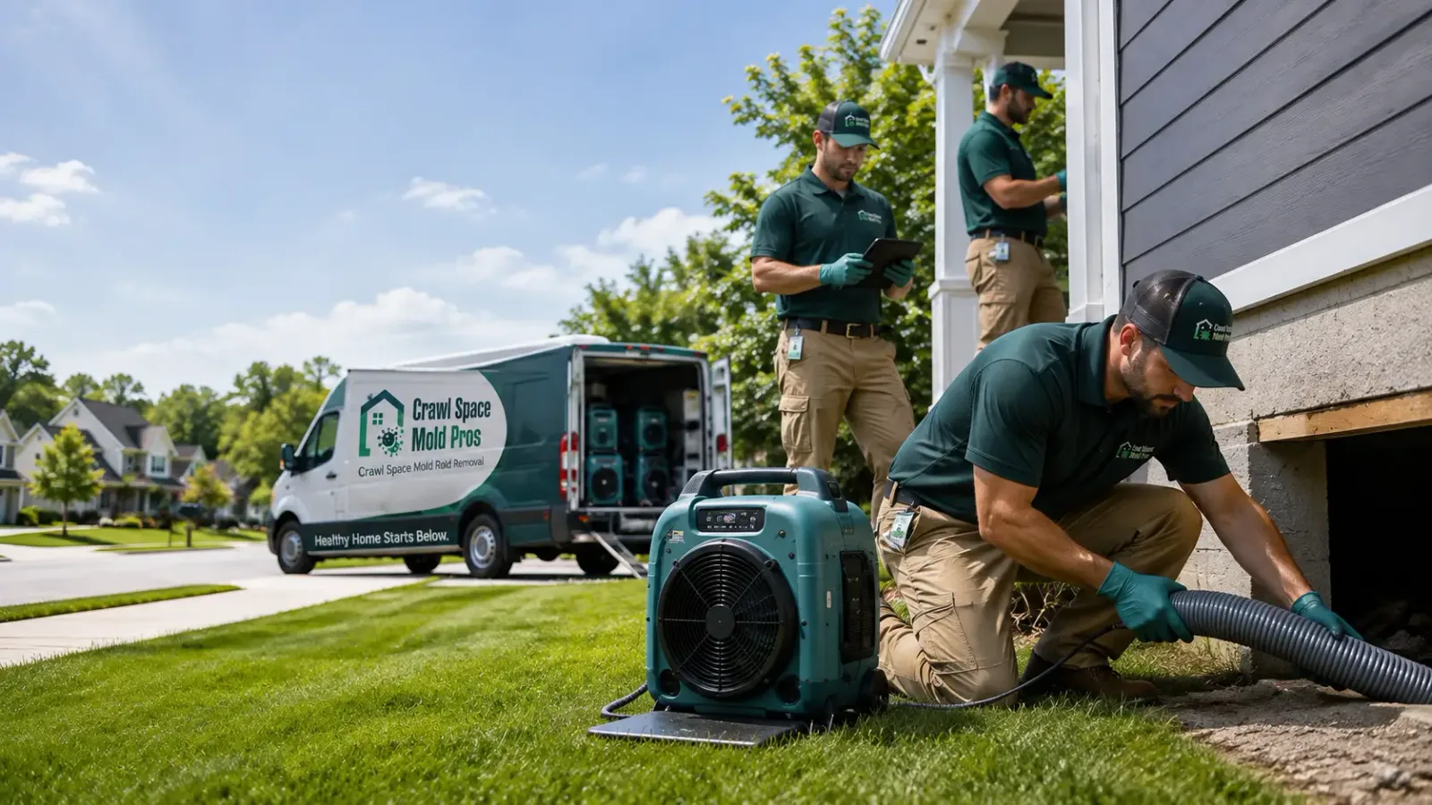 Crawl Space Mold Removal in Elmdale, KS